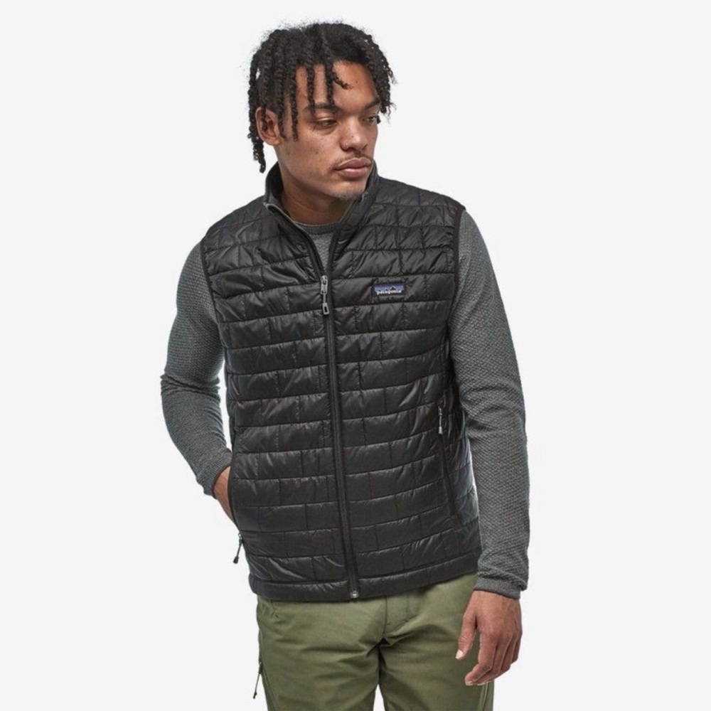 Patagonia Men's Nano Puff Vest Full Zip Black